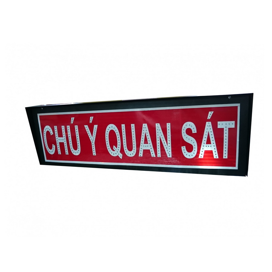 Biển led chú ý quan sát 1200x350