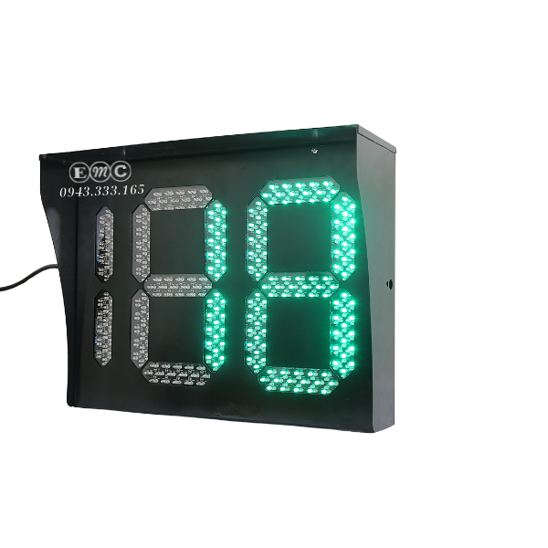 Đèn đếm lùi xanh đỏ 3 số D400