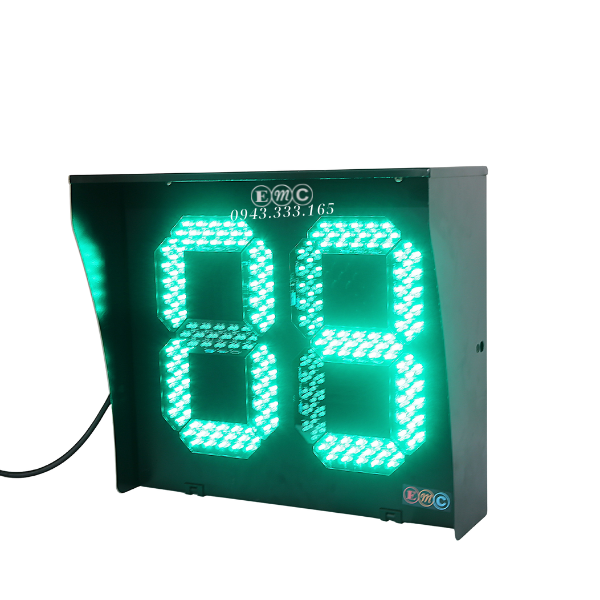 Đèn đếm lùi xanh đỏ 2 số D400